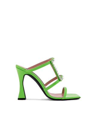 Green Patent Hoya Heels