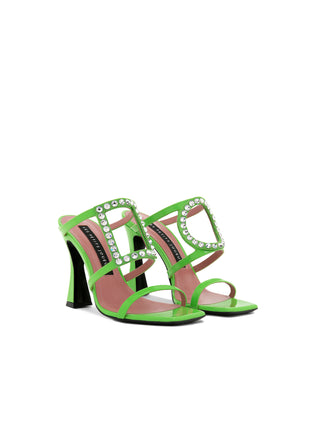 Green Patent Hoya Heels