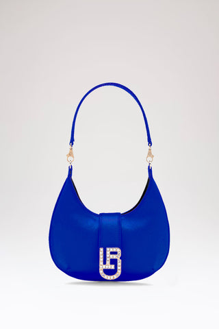 Blue Cindy Baguette Bag