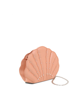 Pink Shell Clutch